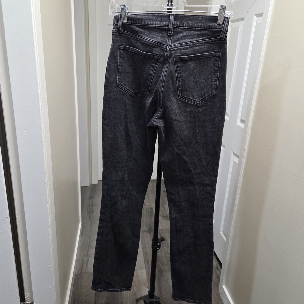 Abercrombie & Fitch Crossover Waist 90s Slim Straight Ultra High Rise Jeans - Picture 3 of 8